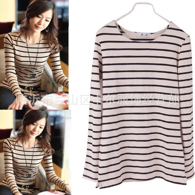 杭州四季青批發市場 條紋娃娃領短T超值熱銷，單價低至19元